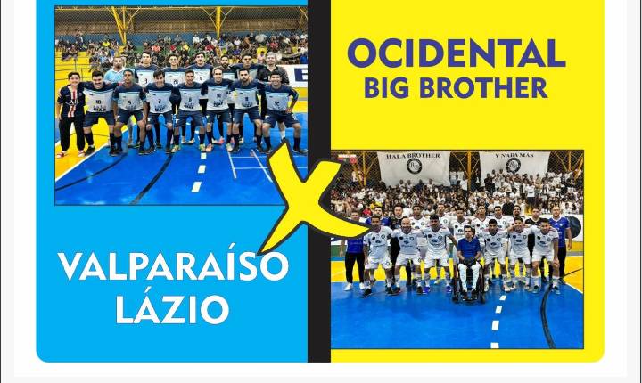 VALPARAÍSO X CIDADE OCIDENTAL: O CONFRONTO QUE VAI PARAR O ENTORNO PELA DISPUTA DA SUPREMACIA REGIONAL DO FUTSAL