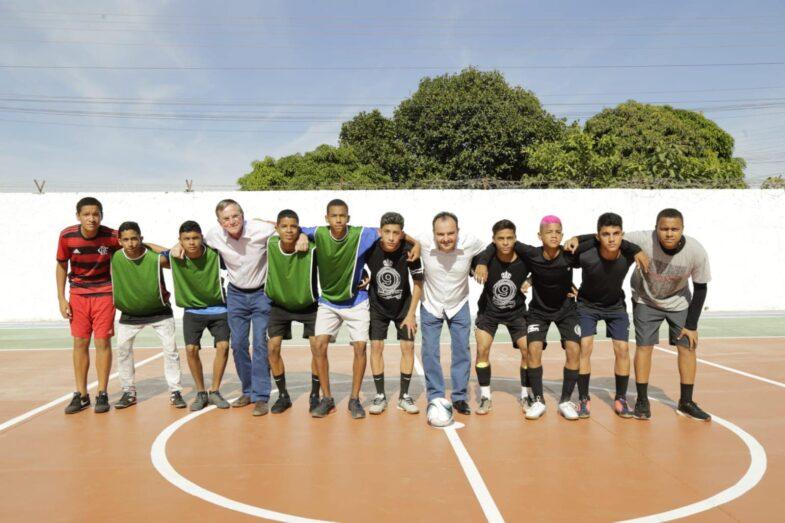 PREFEITURA DE VALPARAÍSO INAUGURA QUADRA DE ESPORTES DA ESCOLA MUNICIPAL NATIELLY LAYNON