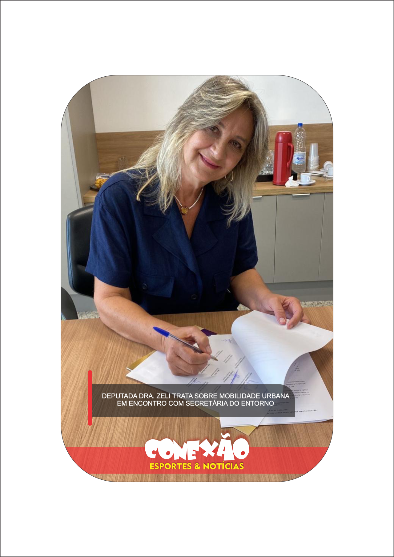 DEPUTADA DRA. ZELI TRATA SOBRE MOBILIDADE URBANA  EM ENCONTRO COM SECRETÁRIA DO ENTORNO