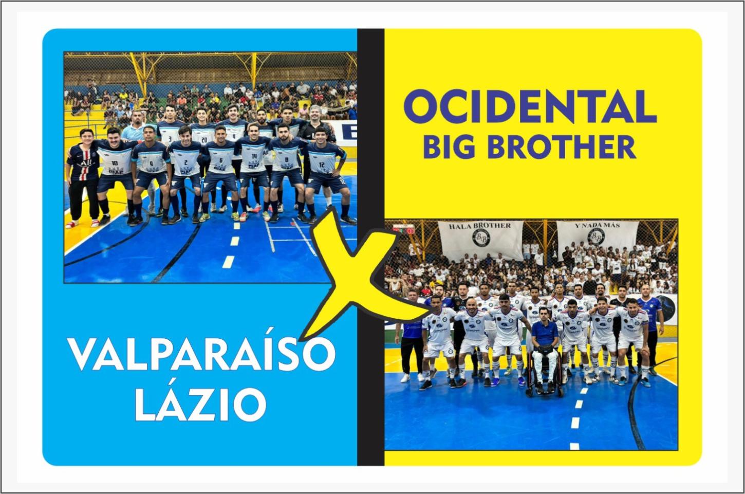 VALPARAÍSO X CIDADE OCIDENTAL: O CONFRONTO QUE VAI PARAR O ENTORNO PELA DISPUTA DA SUPREMACIA REGIONAL DO FUTSAL
