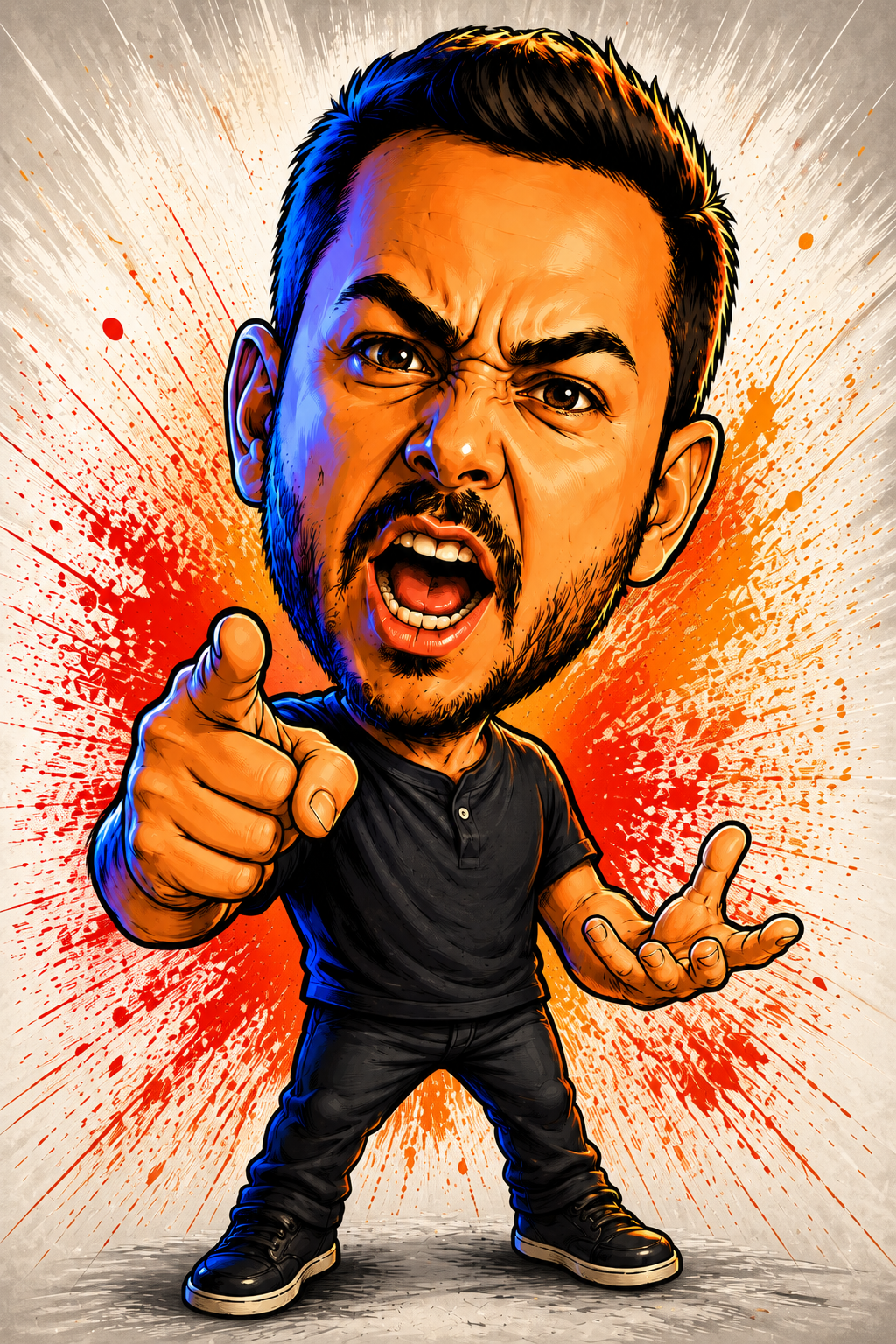 "Imagem ilustrativa / caricatura artística"
