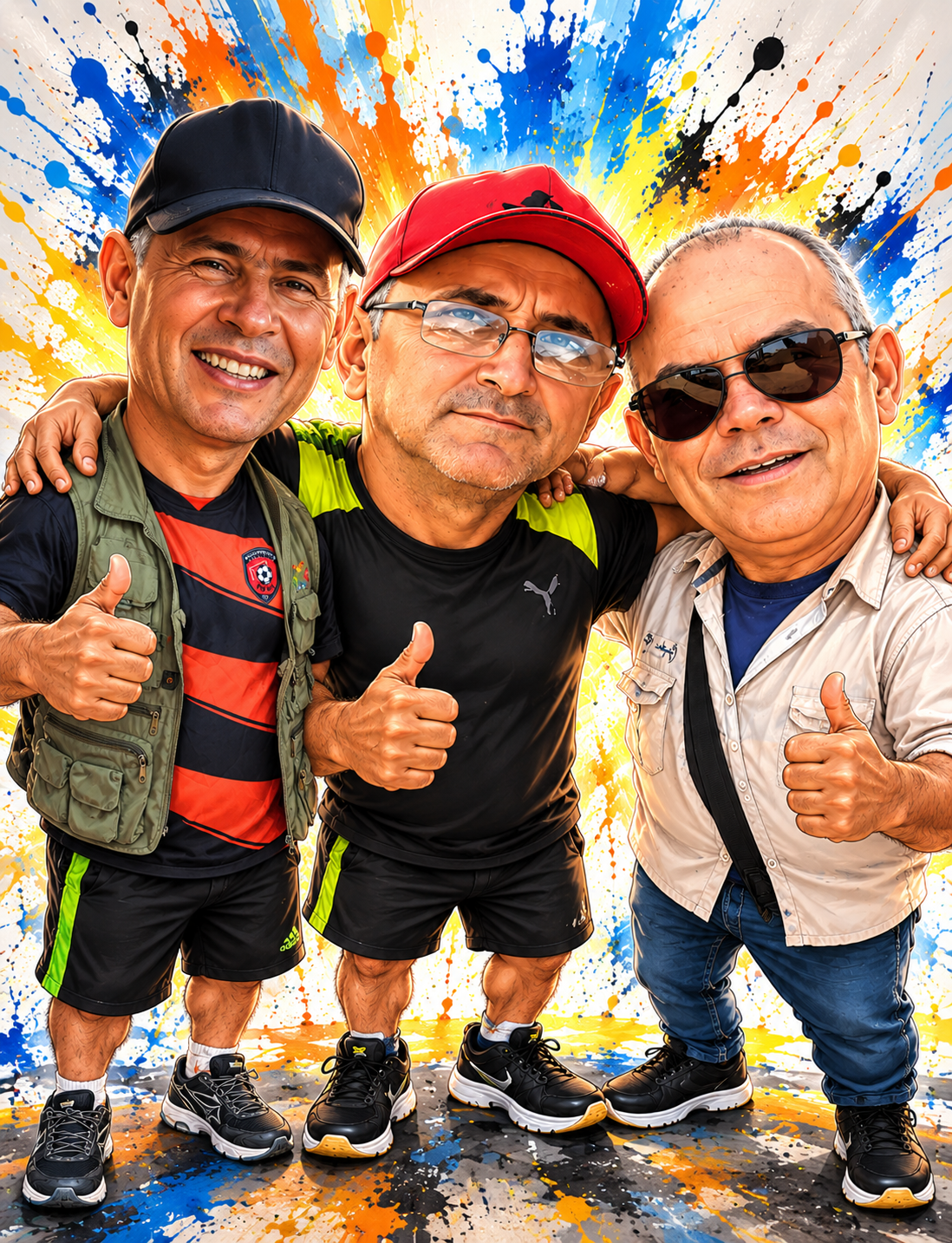 Moacir, Rivaldo e Ary