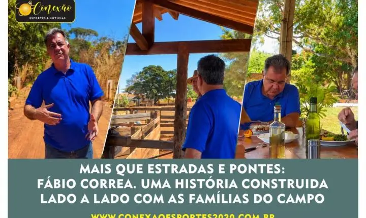 MAIS QUE ESTRADAS E PONTES: A TRAJETÓRIA DE FÁBIO CORREA AO LADO DAS FAMILIAS DO CAMPO